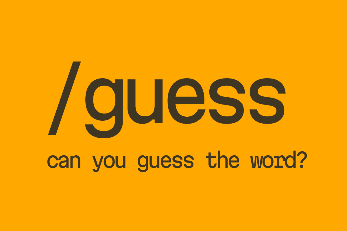 Guess - guess the word - Farcaster Mini Apps